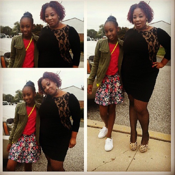 Nine West Black Dress. Size 10P - Picture 3 of 3